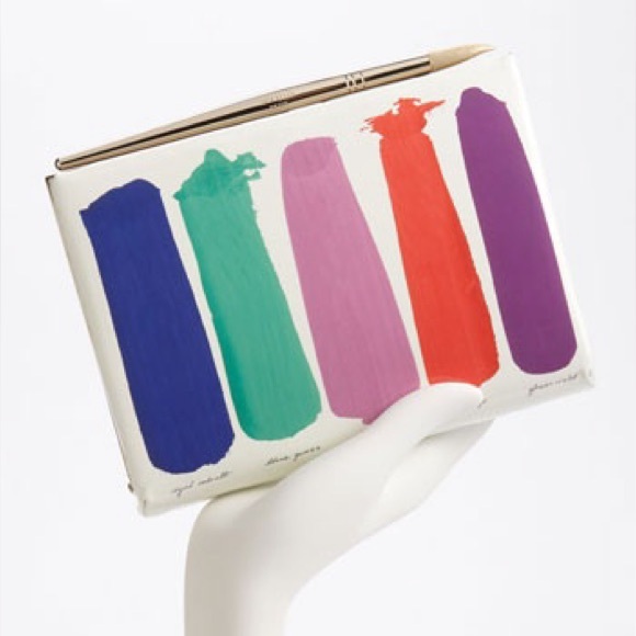 kate spade Handbags - Kate Spade Paint Brushstrokes Clutch